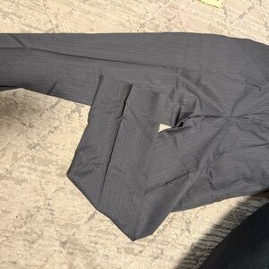 Gray Pinstripe Pants